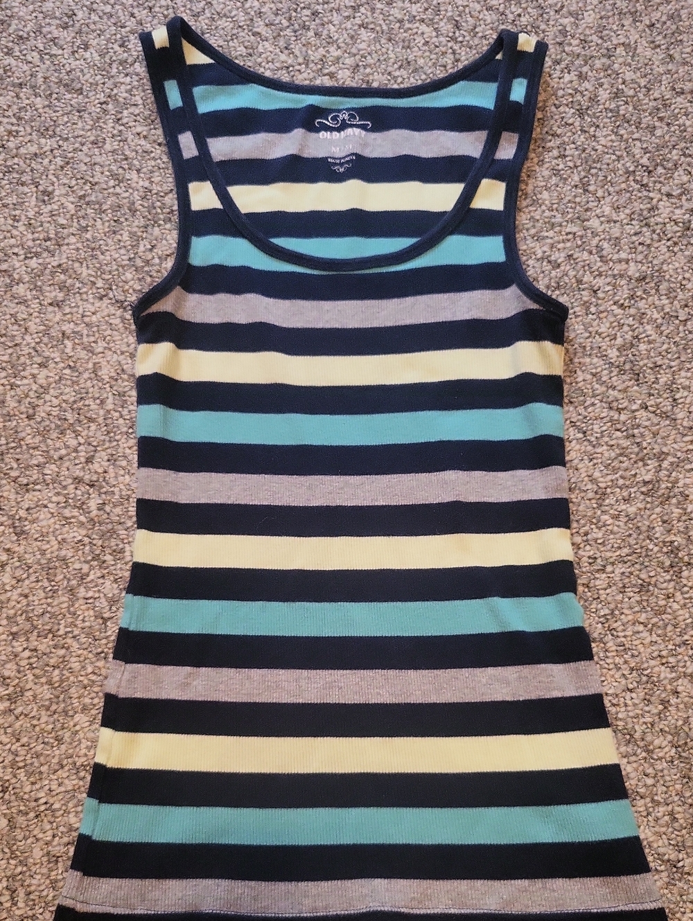 Y2K Old Navy Fitted Stripped Tank Top